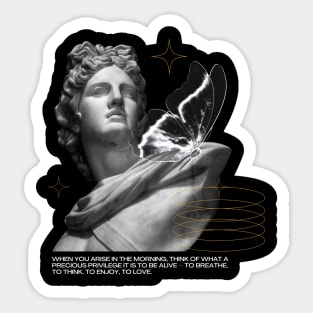 Roman Statue Sticker